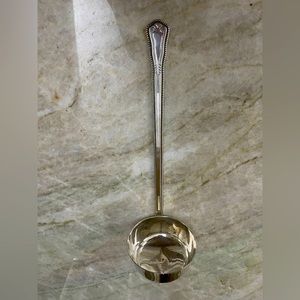 Sterling Silver Soup Ladle, 11”, MINT Condition, Russian Made